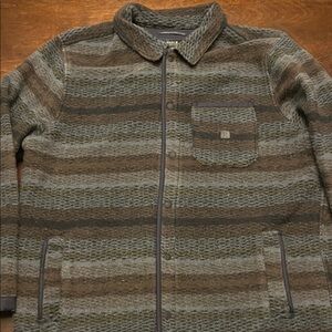 Roark Men's Button Up Coat Wool Blend XL